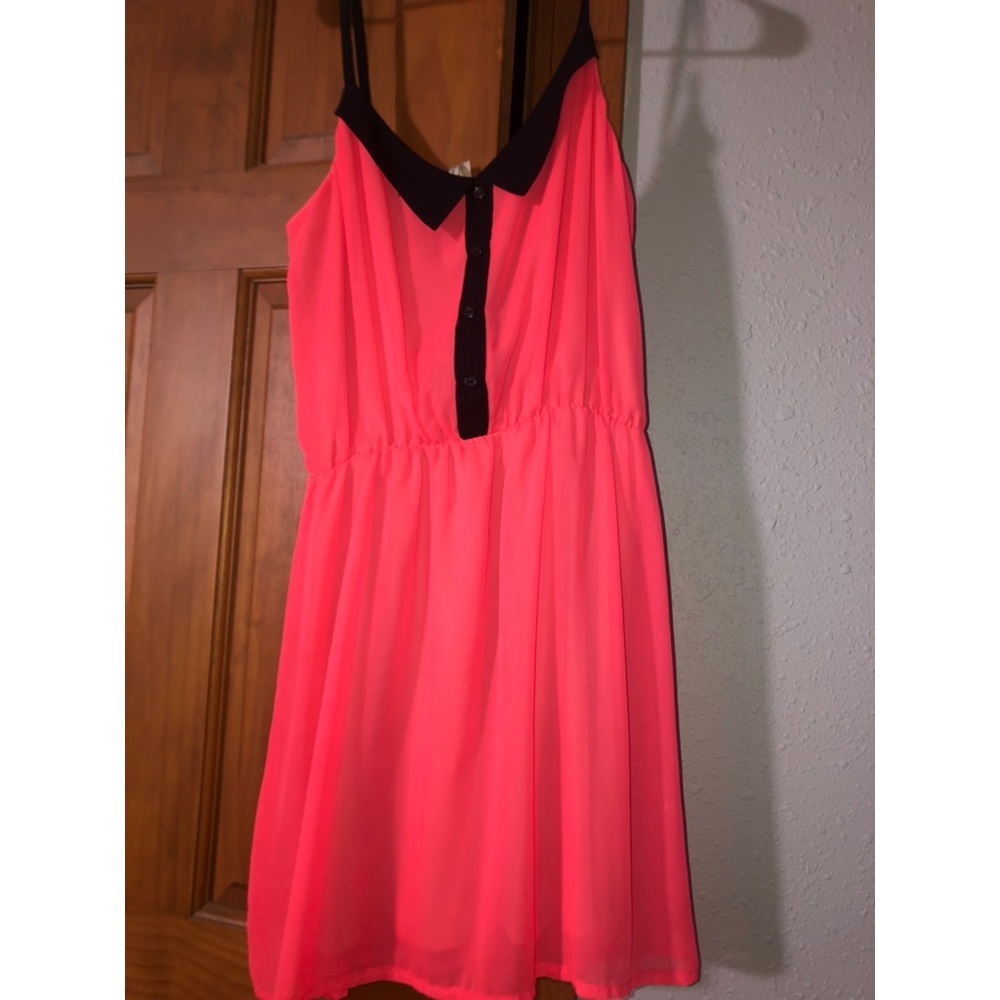 Pink spaghetti strap dress